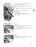 Preview for 47 page of NEFF U1644N0 Operating And Fitting Instructions Manual