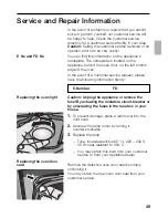 Preview for 49 page of NEFF U1644N0 Operating And Fitting Instructions Manual