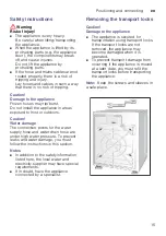 Preview for 15 page of NEFF V6540X3GB Instruction Manual And Installation Instructions