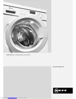 NEFF WASHER-DRYER Installation And Operating Instructions Manual preview