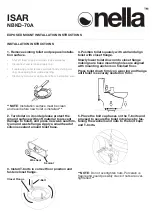 Preview for 5 page of nella ISAR NBKD-70A Installation Instructions Manual