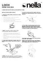 Preview for 3 page of nella LOCH NBMU-4062 ADA Installation Instructions Manual