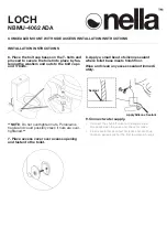 Preview for 8 page of nella LOCH NBMU-4062 ADA Installation Instructions Manual