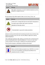 Preview for 22 page of Nelson N800iTM Operation And Service Manual