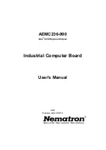 Nematron AEMC236-990 User Manual preview