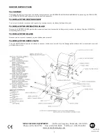 Preview for 2 page of Nemco 55150B POWERKUT Operating And Maintenance Instructions