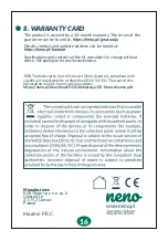 Preview for 7 page of neno avante User Manual