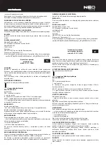 Preview for 5 page of NEO TOOLS 97-511 Instruction Manual