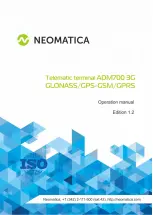 Neomatica ADM700 3G Operation Manual preview