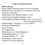 Preview for 10 page of Neoteck NTK033 User Manual