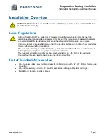 Preview for 11 page of Neptronic SKV Series Installation Instructions And User Manual