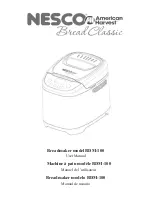 Nesco Bread Classic BDM-100 User Manual preview