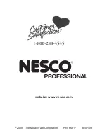 Preview for 22 page of Nesco FG-400PR Care/Use Manual