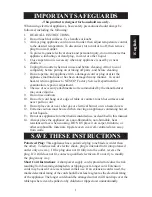 Preview for 3 page of Nesco SC-65 User Manual