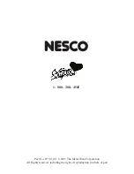 Preview for 11 page of Nesco SC-65 User Manual