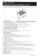 Preview for 1 page of nest Dakota High Sleeper MG 7507 Assembly Instructions Manual