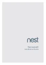 nest Thermostat E Installation Manual preview