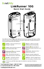 netAlly LinkRunner 10G Quick Start Manual preview