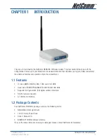 Preview for 3 page of NetComm N3GS003 User Manual