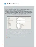 Preview for 14 page of NetComm NTC-30 Series Quick Start Manual