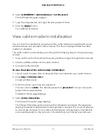 Preview for 17 page of NETGEAR CM1000v2 User Manual