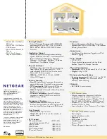 Preview for 2 page of NETGEAR DG824M - 802.11b Wireless ADSL Modem Specifications