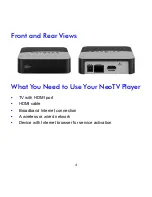 Preview for 4 page of NETGEAR NeoTV MAX Getting Started