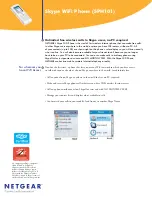 Preview for 1 page of NETGEAR SPH101 - Skype WiFi Phone Wireless VoIP Specifications