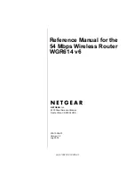 Preview for 1 page of NETGEAR WGR614 v6 Reference Manual