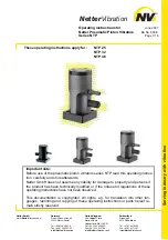 Preview for 1 page of NetterVibration NTP 25 Operating Instructions Manual