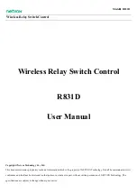 Preview for 1 page of netvox R831D User Manual