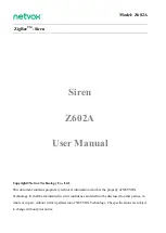 netvox ZigBee Z602A User Manual preview