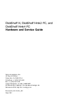 Network Appliance DiskShelf 14mk2 FC Hardware And Service Manual preview