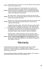 Preview for 25 page of NeuroMove NM900 Programming Manuallines