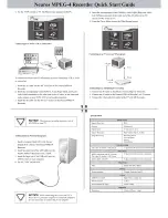 Preview for 2 page of Neuros MPEG4 Recorder 1 Quick Start Manual