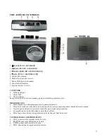 Preview for 2 page of Nevir NVR-417CMP3 User Manual