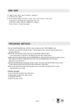 Preview for 22 page of Nevir NVR-482UCM Instruction Manual