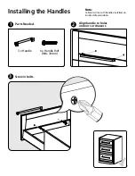 Preview for 4 page of New Age 3 DRAWER BASE HOME BAR Manual