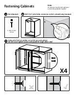 Preview for 6 page of New Age 3 DRAWER BASE HOME BAR Manual