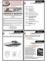 New Bright 6V Rechargeable Radio Control Watercraft Owner'S Manual preview