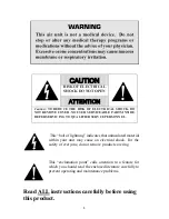 Preview for 2 page of New Comfort HMA-700/O3 User Manual