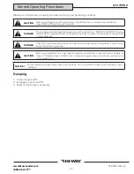 Preview for 31 page of New Leader Hi-Way XT3 TYPE II Operator'S Manual