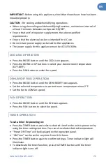 Preview for 20 page of NewAir NAC12KWH03 Owner'S Manual