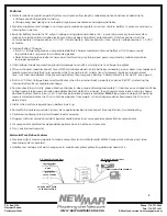 Preview for 3 page of NewMar MDP-25.0 Installation/Operating