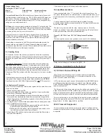 Preview for 6 page of NewMar PM-12-40A PM Series Installation And Operation Manual