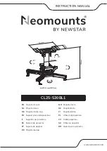 NewStar NeoMounts CL25-530BL1 Instruction Manual preview