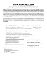 Preview for 49 page of Nexgrill 720-0600 Assembly & Operating Instructions