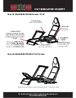 Preview for 11 page of Next Level f-gt simulator cockpit Instruction Manual