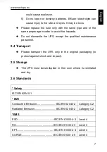 Preview for 11 page of Next LOGIX II RT NETPACK 10000VA Installation And User Manual