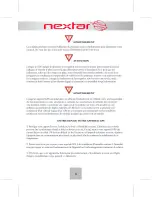 Preview for 3 page of Nextar MN2707 (French) Manuel D'Instructions